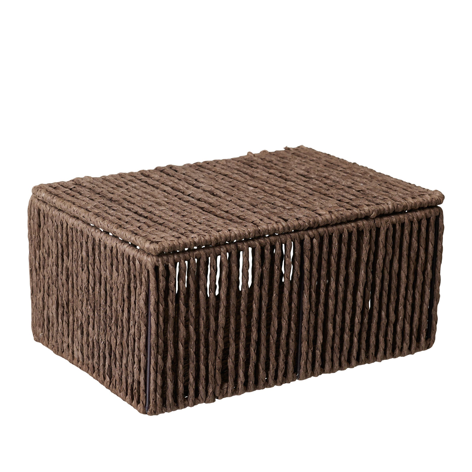 Raffia Korb mit Deckel